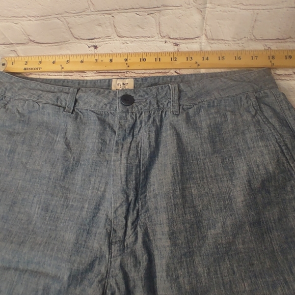 Flint and Tinder 365 Chambray Stretch Shorts 36 Huckberry - Picture 9 of 13